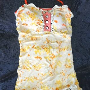 LIME RICKI swimsuit top halter small